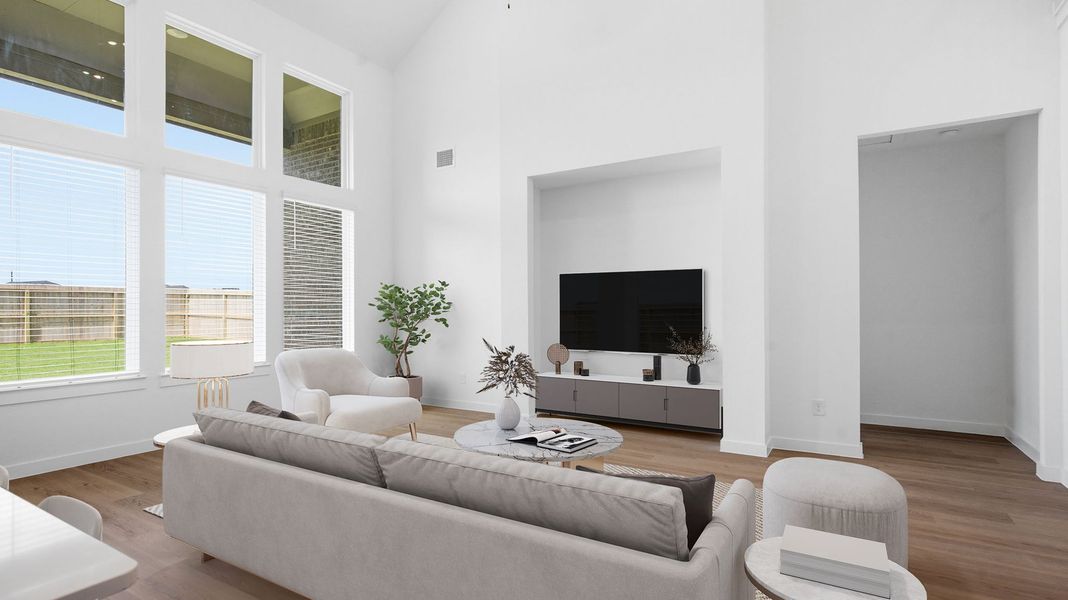 Furnished interior view inside a new home in Westland Ranch 50' Homesites, League City (Image 8).