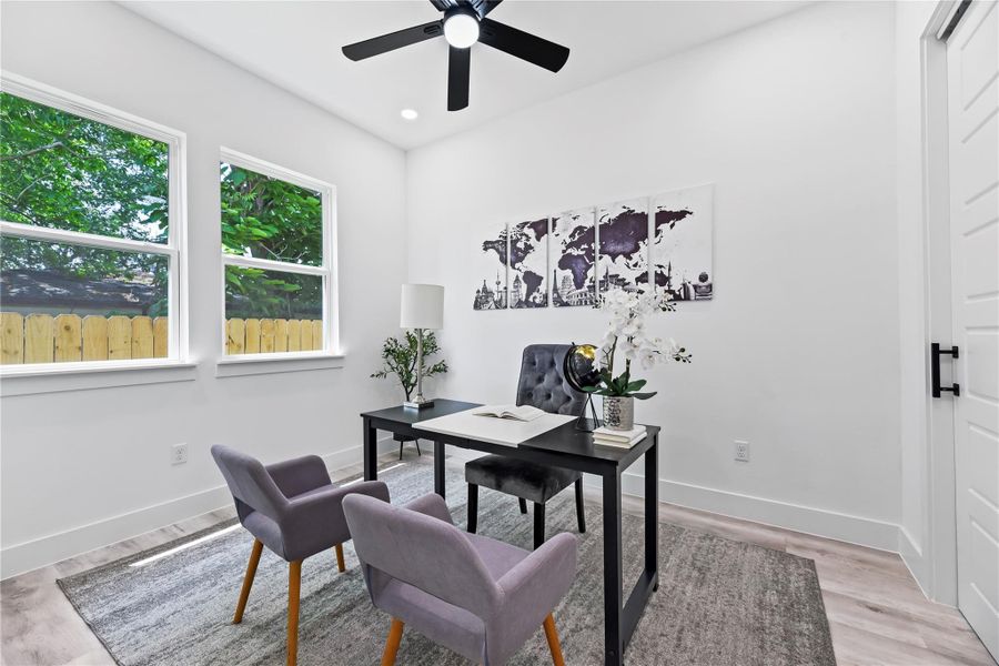 Furnished interior view inside a new home in , Houston (Image 35).