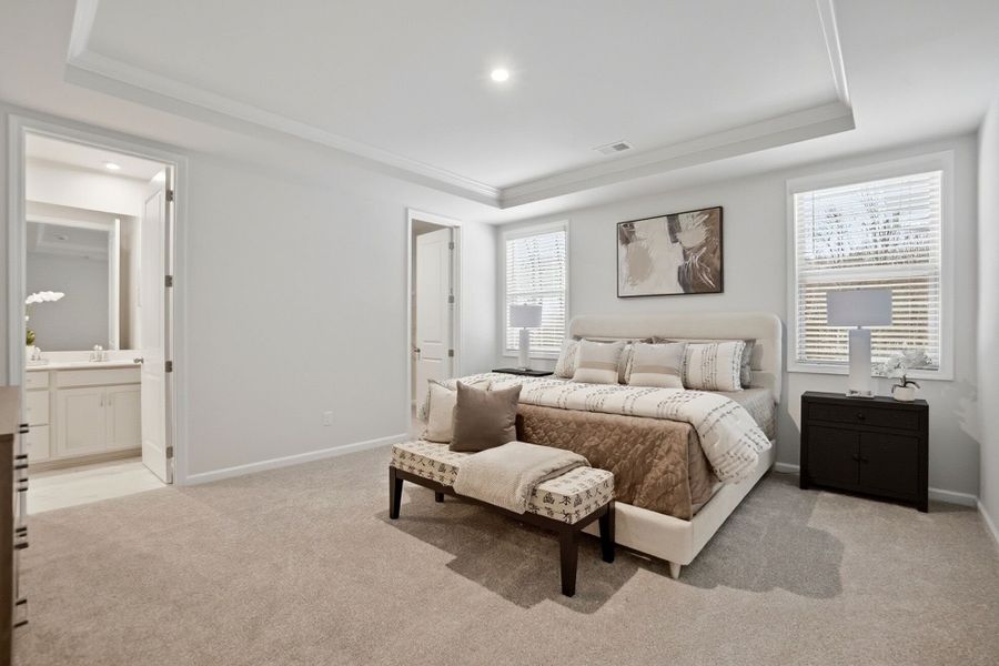 Furnished interior view inside a new home in Roseshire Chase, Huntersville (Image 17).