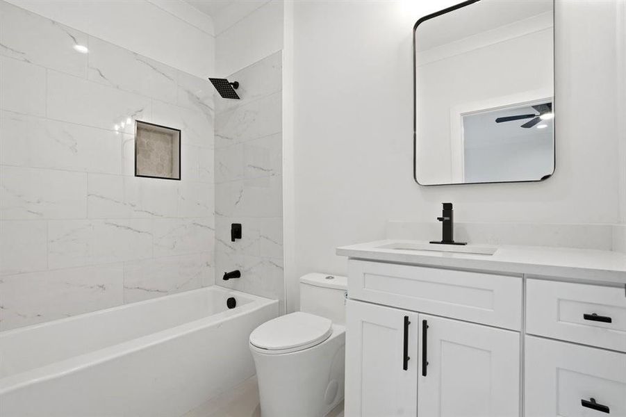 Furnished interior view inside a new home in , Marietta (Image 11).