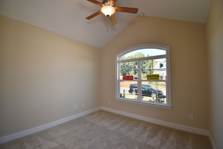 Representative unfurnished interior of a home built from the Cosmopolitan by Keystone Homes NC in Weybridge, Burlington (Image 19).