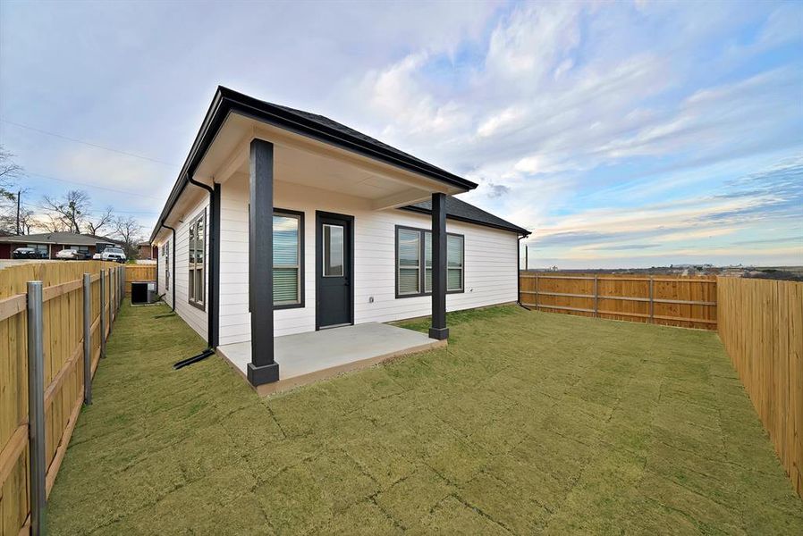 Exterior details and patio area of a home in , Fort Worth (Image 3).