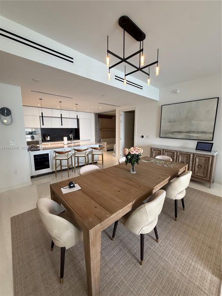 Furnished interior view inside a new home in , Miami (Image 5).