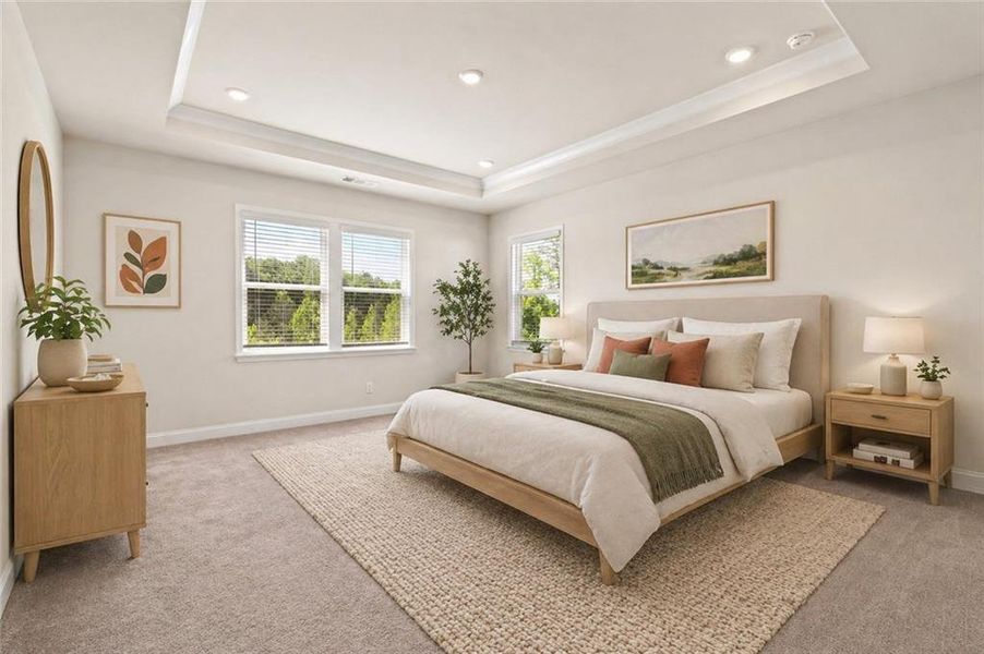 Furnished interior view inside a new home in , Lawrenceville (Image 37).
