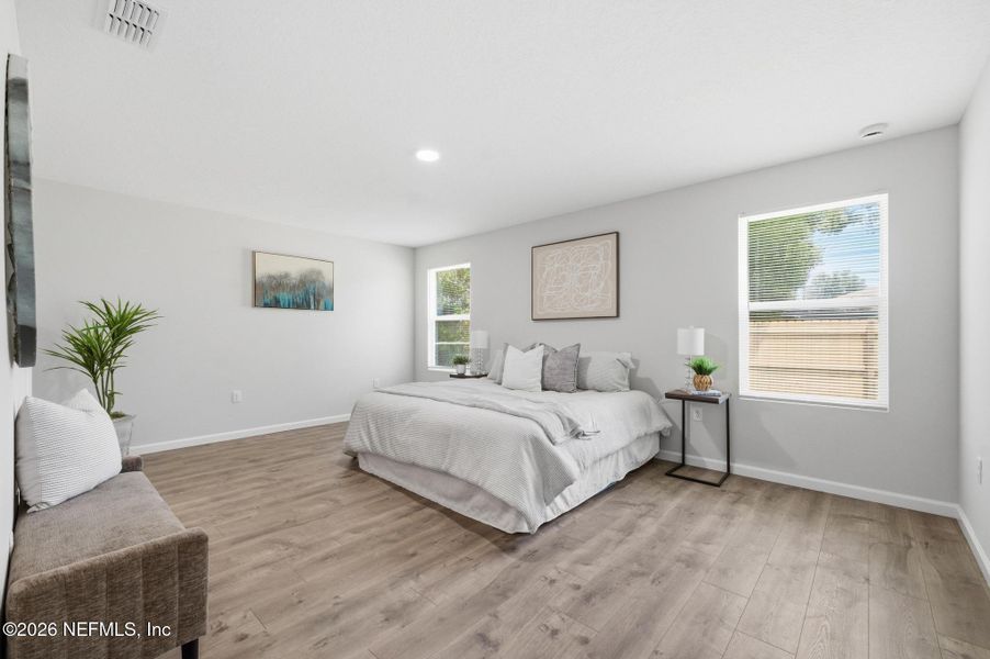 Furnished interior view inside a new home in , Jacksonville (Image 17).