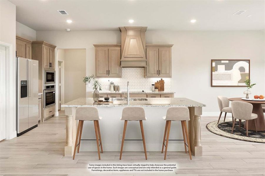 Furnished interior view inside a new home in Villages of Walnut Grove, Midlothian (Image 10).