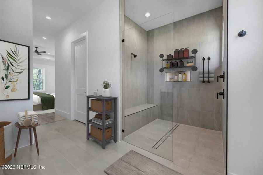 Furnished interior view inside a new home in , St. Augustine (Image 10).