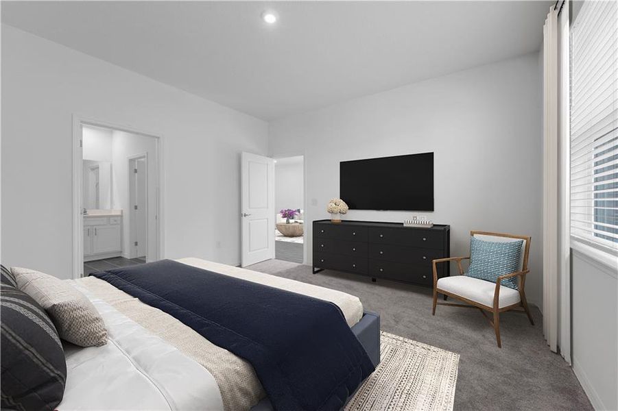 Furnished interior view inside a new home in Kingsley, Acworth (Image 12).