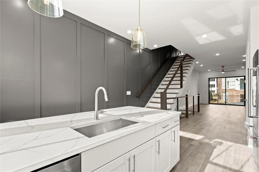 Furnished interior view inside a new home in , Alpharetta (Image 6).