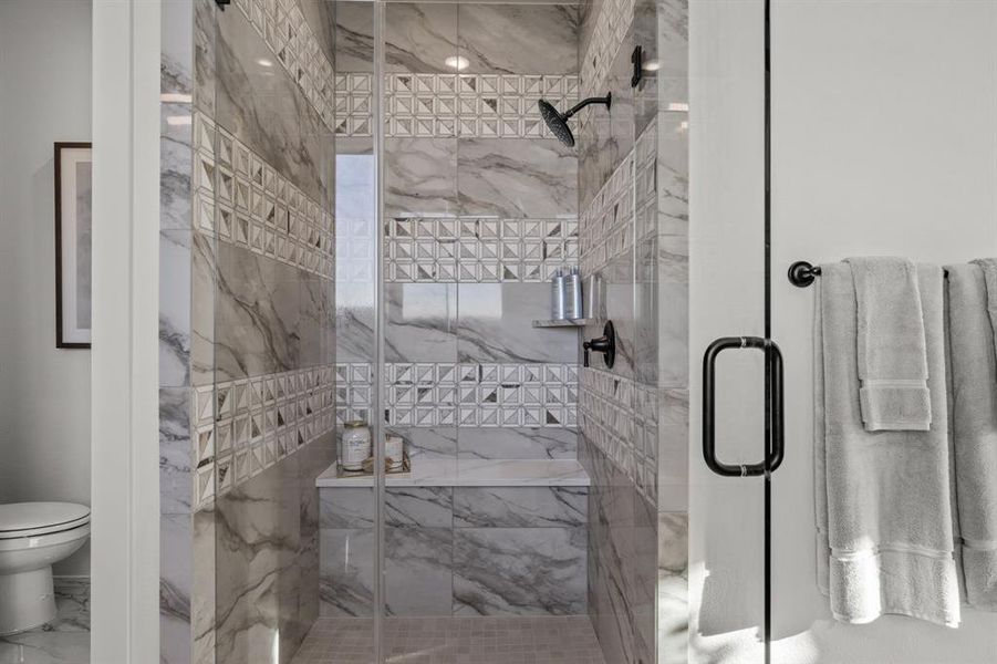 Furnished interior view inside a new home in East Village - Classic Series, Frisco (Image 29).