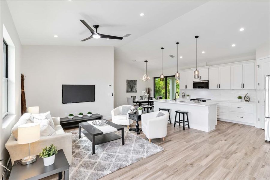 Furnished interior view inside a new home in , North Port (Image 6).
