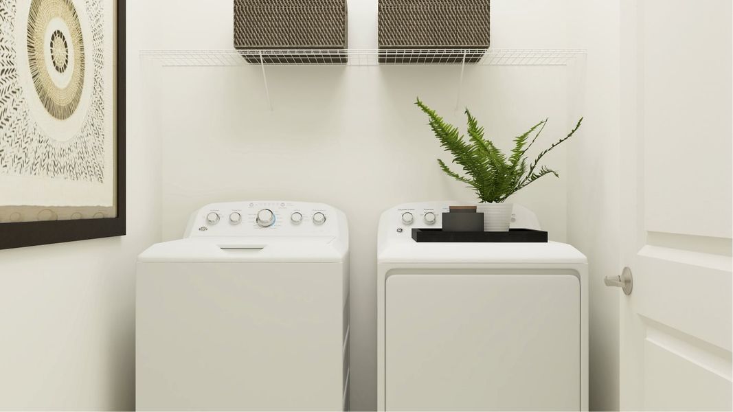 Dawning laundry room