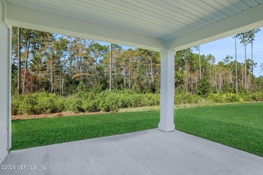 Exterior details and patio area of a home in Cordova Palms, St. Augustine (Image 22).