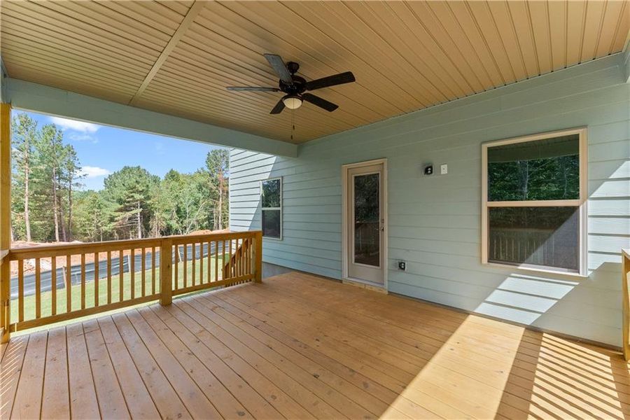 Exterior details and patio area of a home in Magnolia Villas, Cornelia (Image 28). Exterior details and patio area of a home in Magnolia Villas, Cornelia (Image 28).