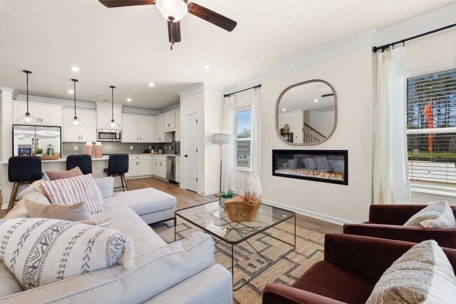 Furnished interior view inside a new home in Franklin Manor, Lawrenceville (Image 32).