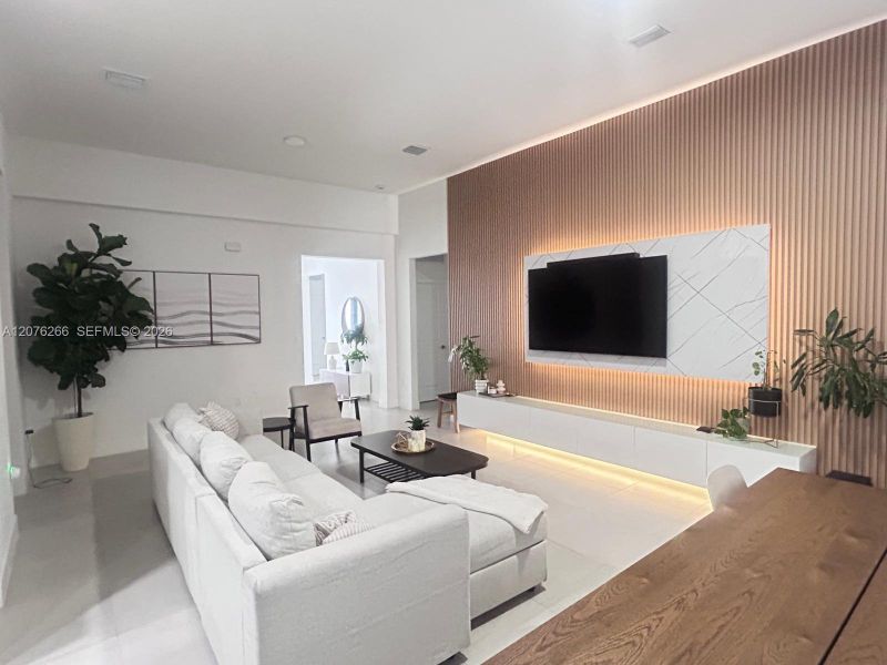 Furnished interior view inside a new home in , Miami (Image 10). Furnished interior view inside a new home in , Miami (Image 10).