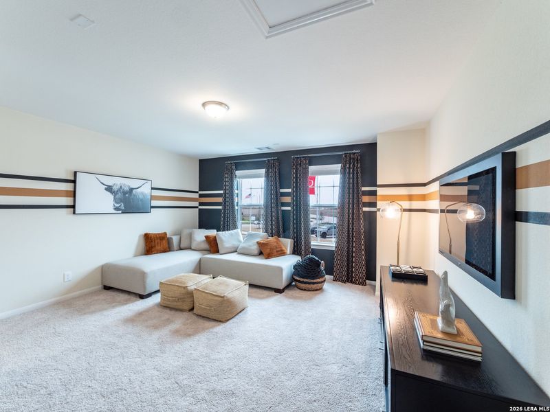 Furnished interior view inside a new home in Willow View, Converse (Image 7).