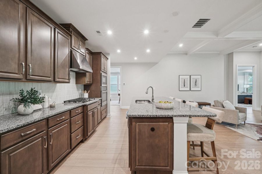 Furnished interior view inside a new home in , Charlotte (Image 18).
