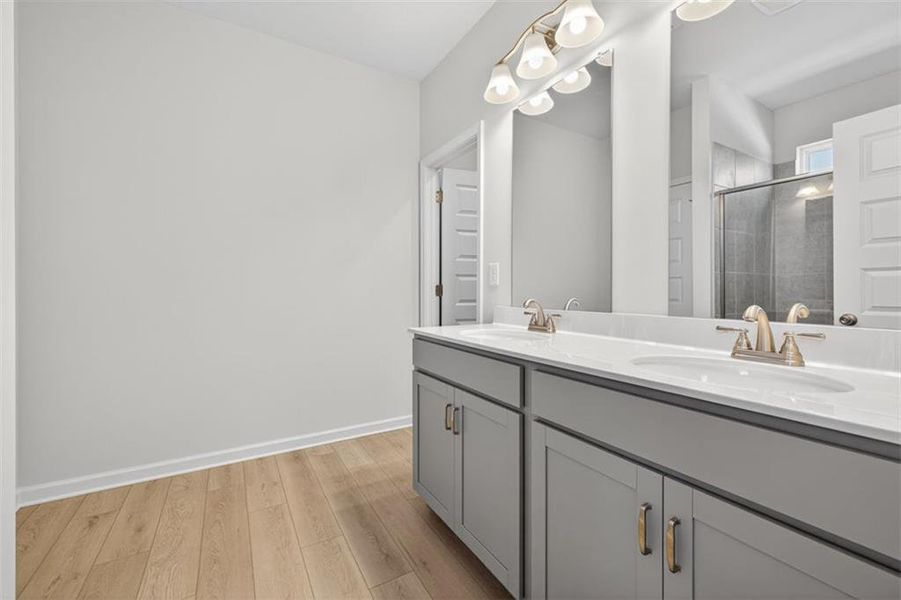 Furnished interior view inside a new home in Franklin Manor, Lawrenceville (Image 10). Furnished interior view inside a new home in Franklin Manor, Lawrenceville (Image 10).