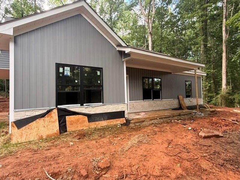 In-progress construction of a new home in , Hiram, GA (Image 3).