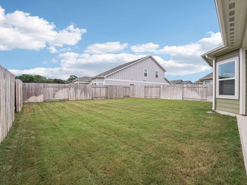 Exterior details and patio area of a home in Riverbend at Double Eagle - Boulevard Collection, Cedar Creek (Image 23). Exterior details and patio area of a home in Riverbend at Double Eagle - Boulevard Collection, Cedar Creek (Image 23).