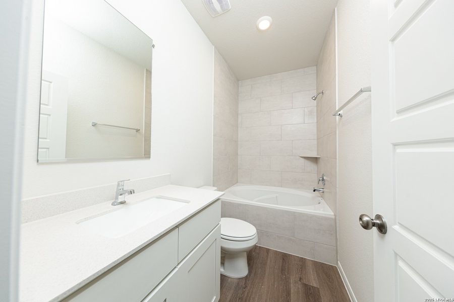 Furnished interior view inside a new home in Timber Creek, San Antonio (Image 7).