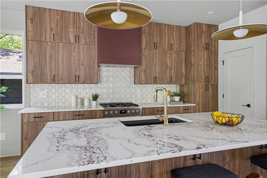 Furnished interior view inside a new home in , Atlanta (Image 15).