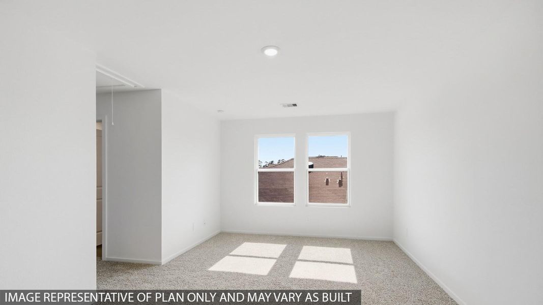 Spacious, unfurnished interior of a new home in New Waverly Station, New Waverly (Image 14).