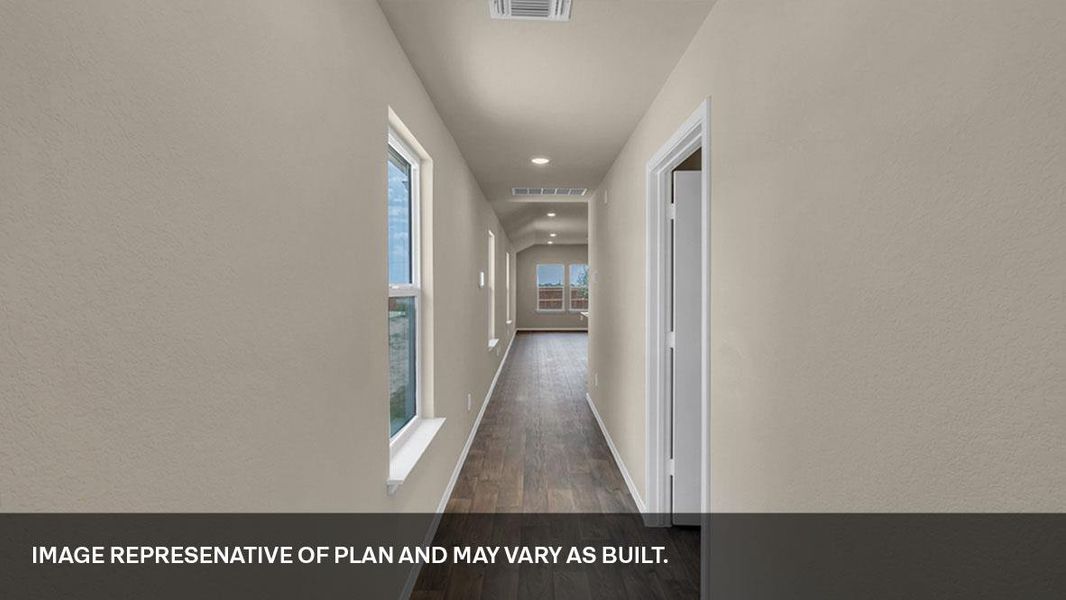 Spacious, unfurnished interior of a new home in Prairie Lakes, Buda (Image 9).