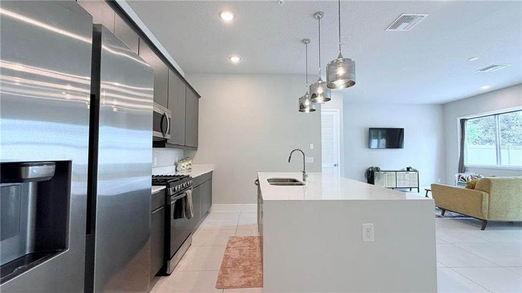 Furnished interior view inside a new home in , Reunion (Image 26).
