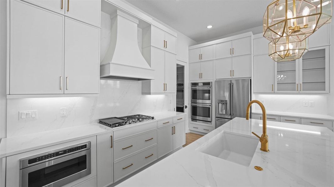 Furnished interior view inside a new home in Esprit at Avenir, Palm Beach Gardens (Image 12).