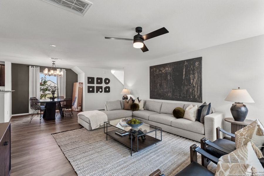 Furnished interior view inside a new home in Dove Song, Marion (Image 22).
