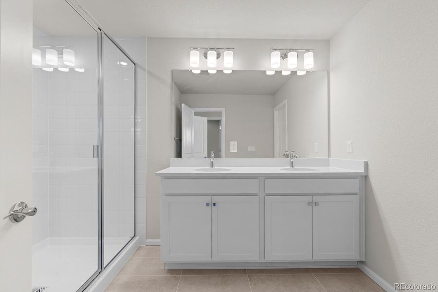 Furnished interior view inside a new home in The Villas Collection at Sterling Ranch, Littleton (Image 10).