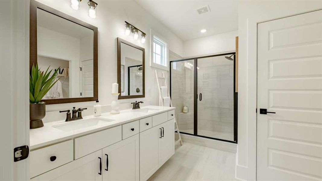 Furnished interior view inside a new home in The Village at Sandy Plains, Marietta (Image 35).