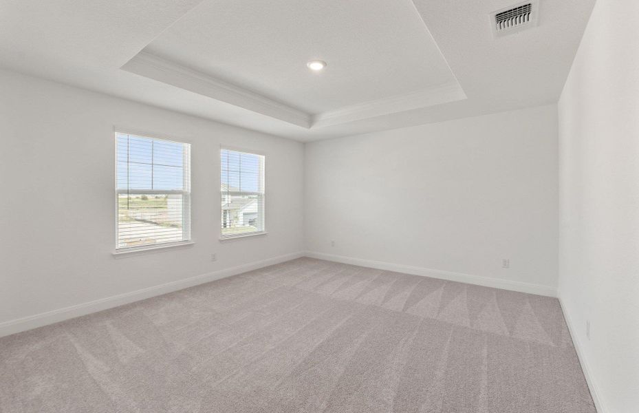 Spacious, unfurnished interior of a new home in Patterson Ranch, Georgetown (Image 21). Spacious, unfurnished interior of a new home in Patterson Ranch, Georgetown (Image 21).