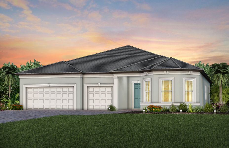 Representative exterior photo of a completed home built from the Renown by Del Webb in Explore Verona, Dade City, FL (Image 20).