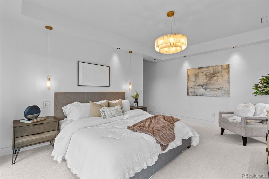 Furnished interior view inside a new home in , Denver (Image 36).