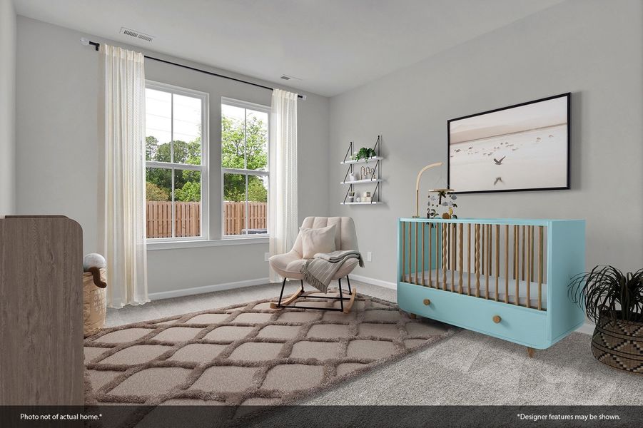 Furnished interior view inside a new home in Ovation at Sweetbrier, Durham (Image 10).