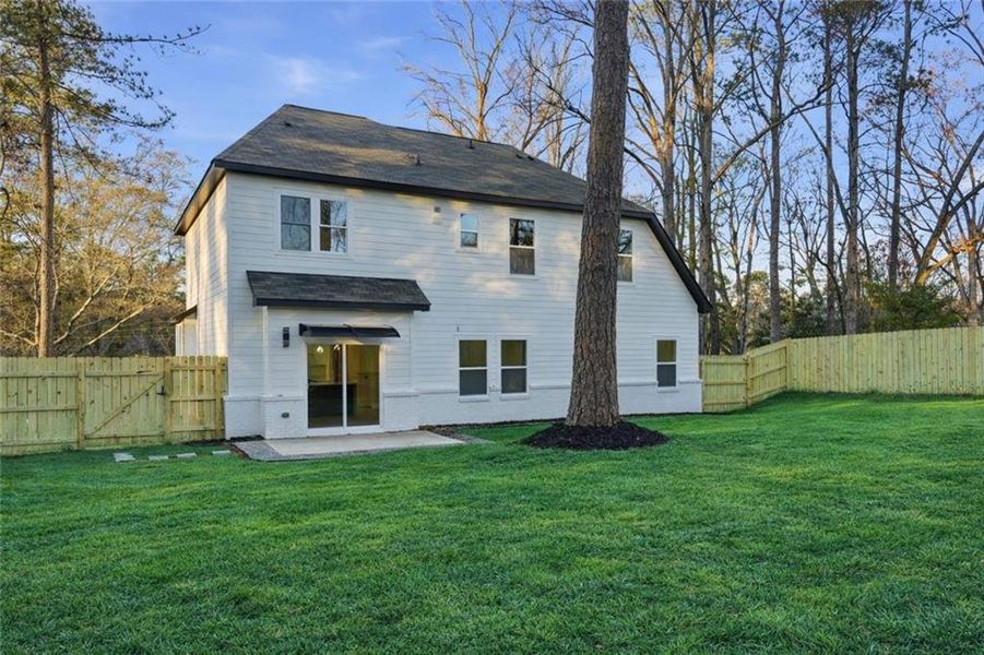 Exterior details and patio area of a home in , Conyers (Image 33).
