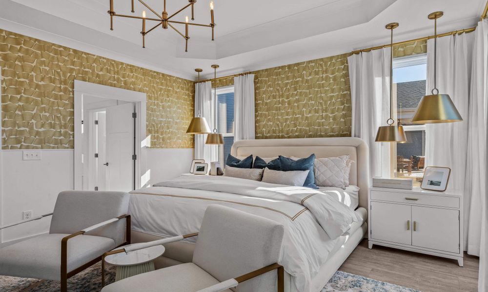 Furnished interior view inside a new home in The Willows, Loris (Image 19).