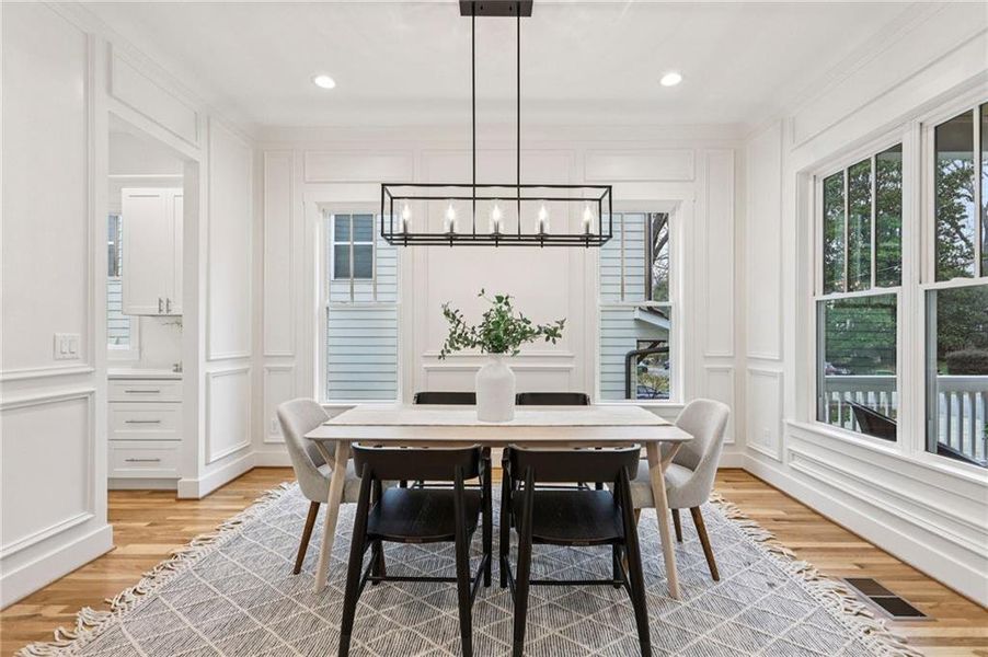 Furnished interior view inside a new home in , Atlanta (Image 16).