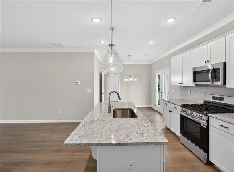 Furnished interior view inside a new home in Creekwood, Powder Springs (Image 6).