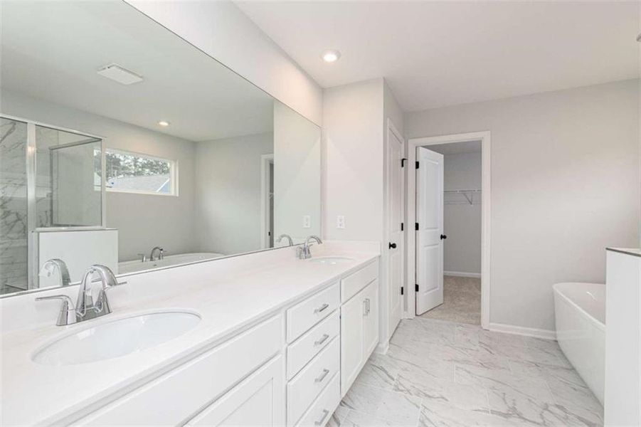 Furnished interior view inside a new home in River Oaks, Locust Grove (Image 8). Furnished interior view inside a new home in River Oaks, Locust Grove (Image 8).