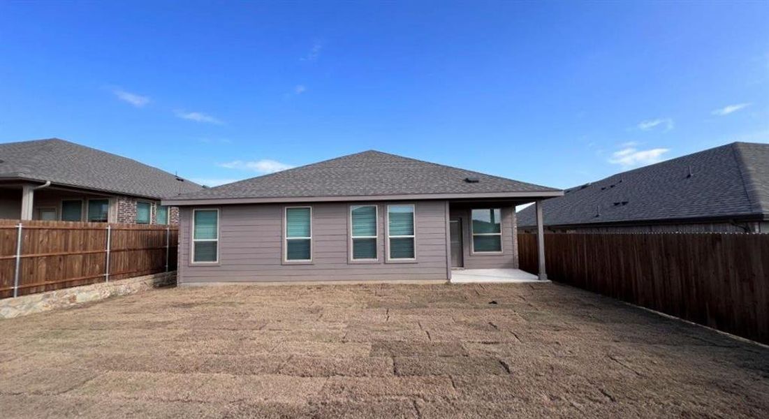 Patio - All Home and community information, including pricing, included features, terms, availability and amenities, are subject to change at any time without notice or obligation. All Drawings, pictures, photographs, video, square footages, floor plans, elevations, features, colors and sizes are approximate for illustration purposes only and will vary from the homes as built.