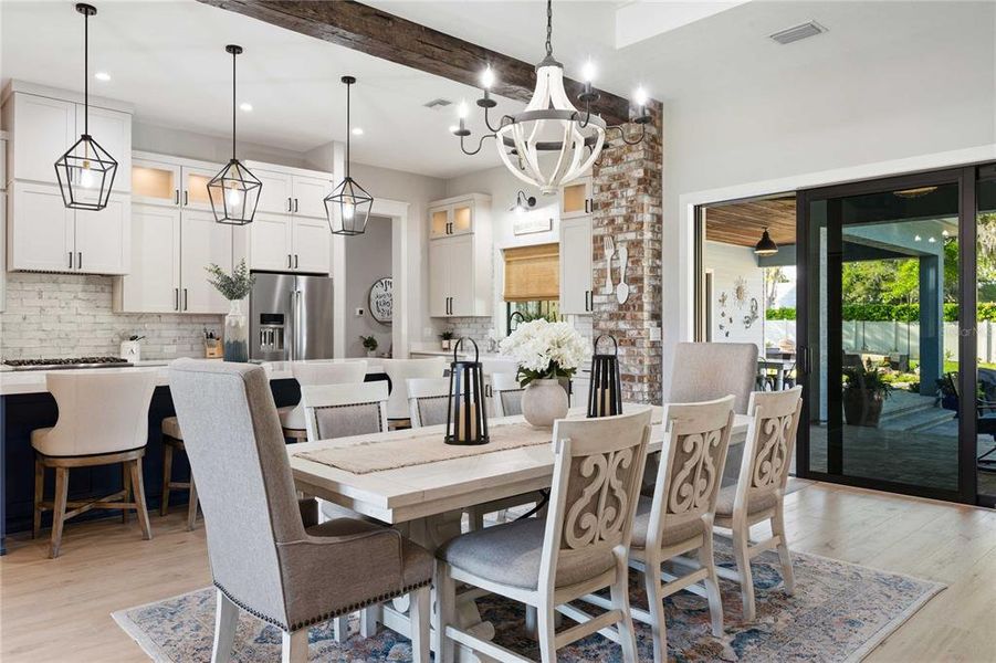 Furnished interior view inside a new home in , Ocala (Image 56).