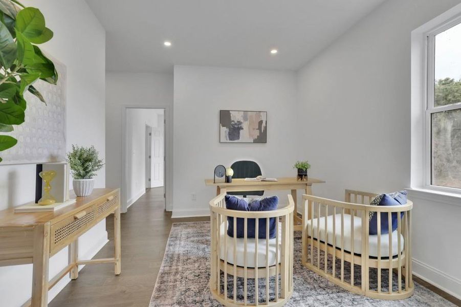 Furnished interior view inside a new home in , Buford (Image 30).