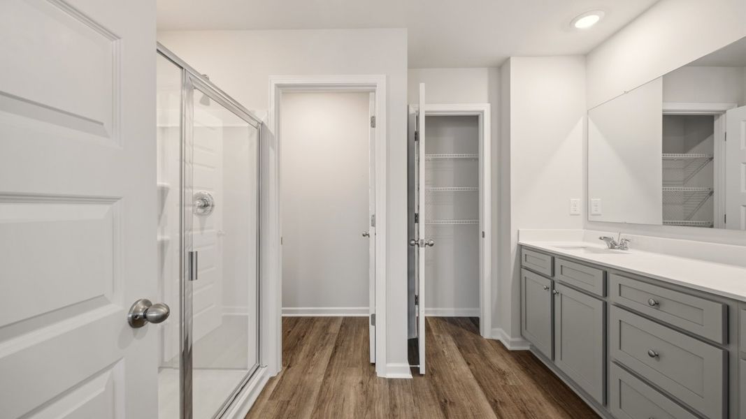 Furnished interior view inside a new home in Brookland Commons, Monroe (Image 9).