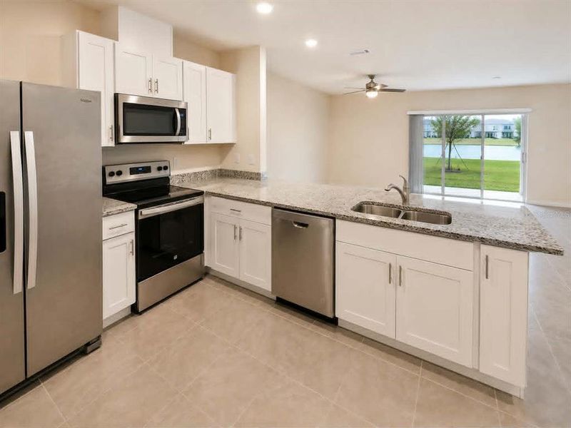 Furnished interior view inside a new home in Rivers Edge, Edgewater (Image 6).