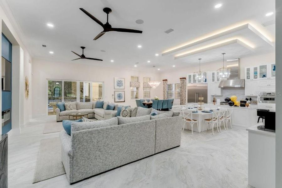 Furnished interior view inside a new home in , Reunion (Image 14).