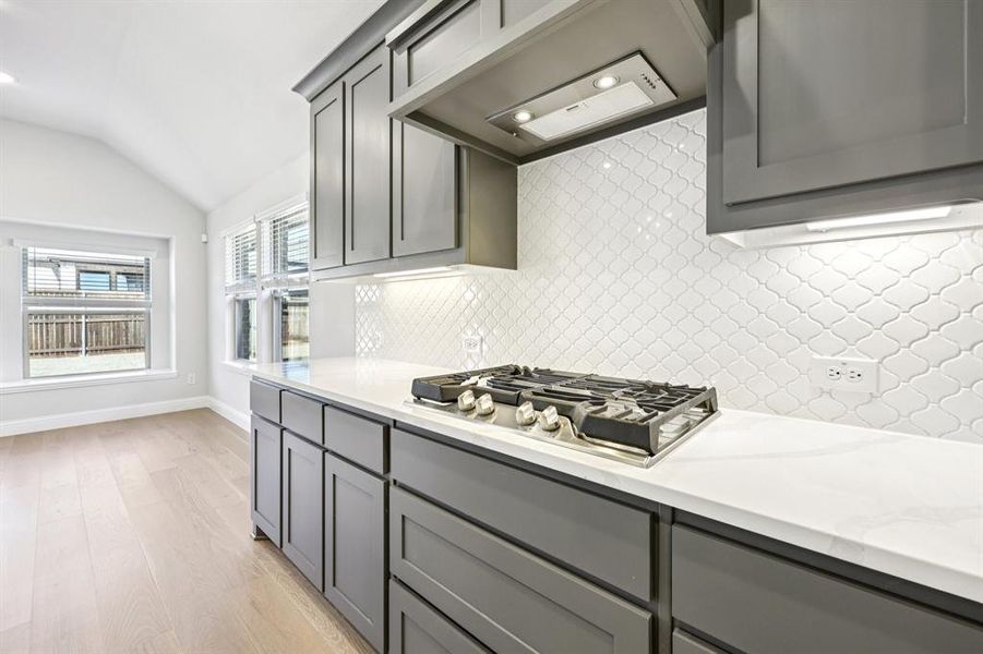 Furnished interior view inside a new home in ArrowBrooke, Aubrey (Image 10). Furnished interior view inside a new home in ArrowBrooke, Aubrey (Image 10).